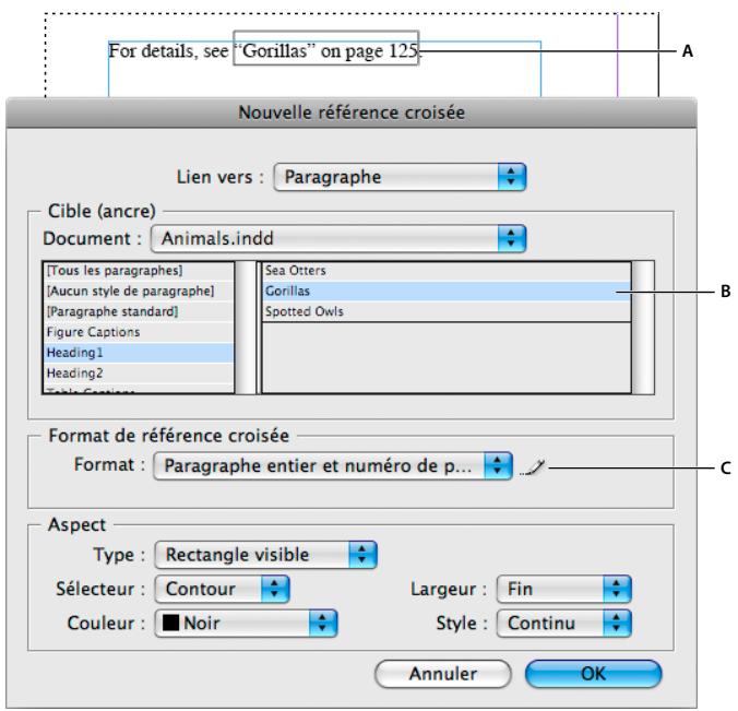 ADOBE INCOPY CS4 - Insertion d'une référence croisée - 1