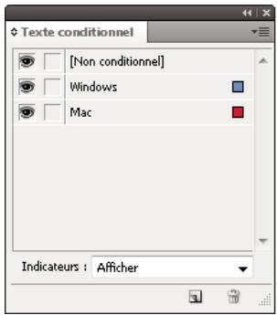 ADOBE INCOPY CS4 - Utilisation de texte conditionnel - 1