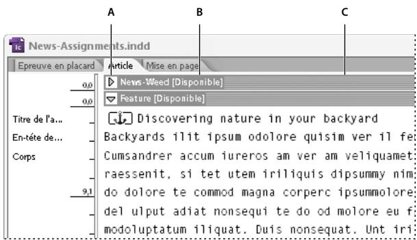 ADOBE INCOPY CS4 - Utilisation de fichiers à plusieurs articles - 1