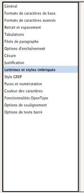 ADOBE INDESIGN CS4 - Répétition de styles imbriqués - 1