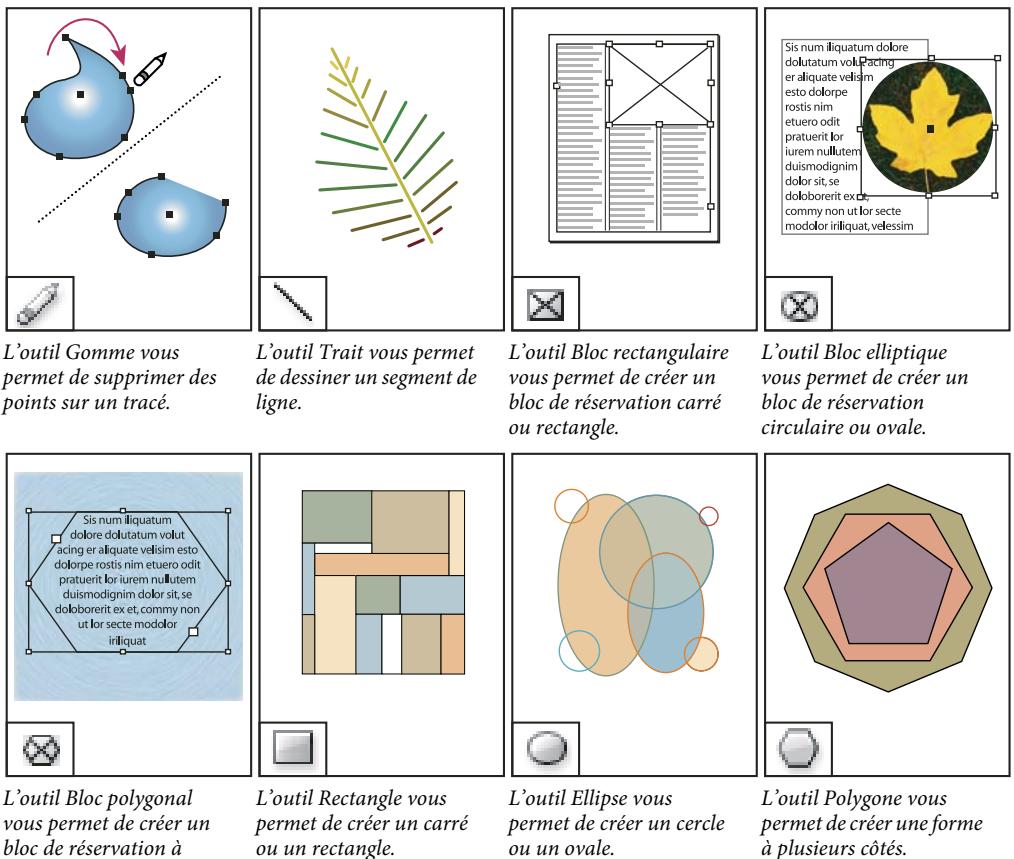 ADOBE INDESIGN CS4 - Galerie d'outils de dessin et de texte - 9