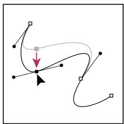 ADOBE INDESIGN CS4 - Réglage de la position ou de la forme des segments courbes - 3