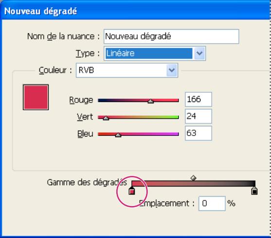 ADOBE INDESIGN CS4 - Création d'une nuance de dégradé - 1