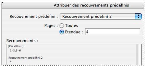 ADOBE INDESIGN CS4 - Attribution d'un recouvrement prédéfini aux pages - 1
