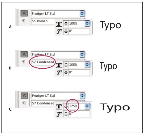 ADOBE INDESIGN CS4 - Mise à l'échelle du texte - 1