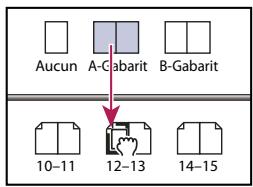 ADOBE INDESIGN CS4 - Pour appliquer un gabarit à la page ou planche d'un document - 1