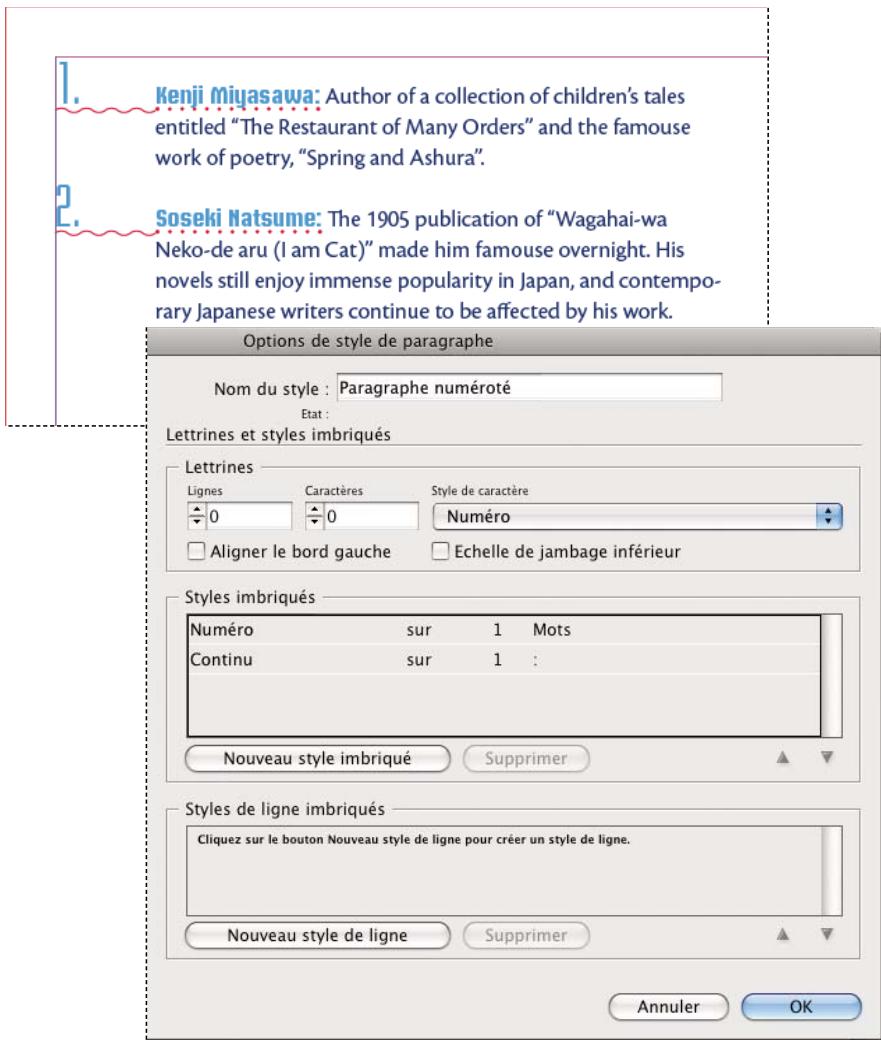 ADOBE INDESIGN CS4 - Création de styles imbriqués - 1