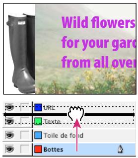 ADOBE INDESIGN CS4 - Modification de l'ordre des calques - 1