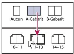 ADOBE INDESIGN CS4 - Pour appliquer un gabarit à la page ou planche d'un document - 2
