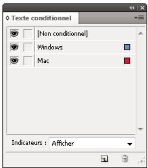 ADOBE INDESIGN CS4 - Utilisation de texte conditionnel - 1