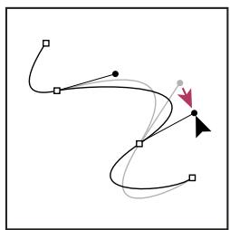 ADOBE INDESIGN CS4 - Réglage de la position ou de la forme des segments courbes - 4