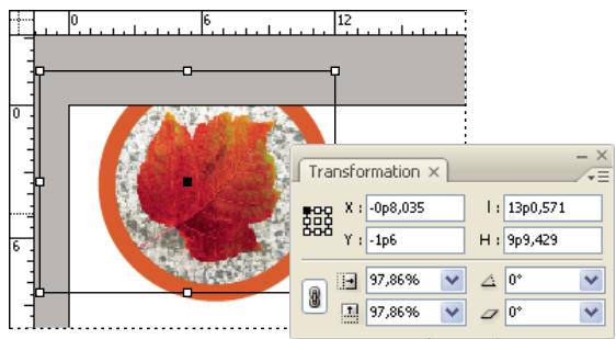 ADOBE INDESIGN CS4 - Pour mesurer la position des objets sélectionnés - 2