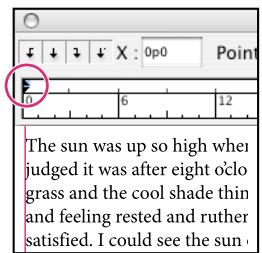 ADOBE INDESIGN CS5 - Création d'un retrait négatif - 1