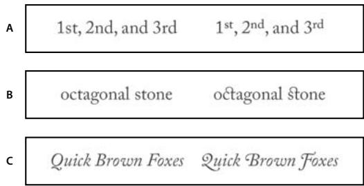 ADOBE INDESIGN CS5 - Polices opentype - 2