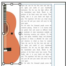 ADOBE INDESIGN CS5 - Pour habiller des objets avec du texte - 1