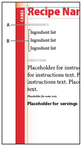 ADOBE INDESIGN CS5 - Création de blocs de substitution pour la mise en page automatique - 1
