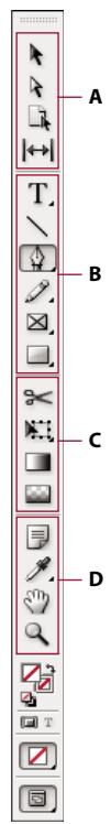 ADOBE INDESIGN CS5 - Présentation du panneau outils - 2