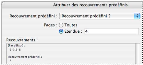 ADOBE INDESIGN CS5 - Attribution d'un recouvrement prédéfini aux pages - 1