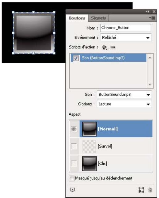 ADOBE INDESIGN CS5 - Ajout d'effets interactifs aux boutons - 1