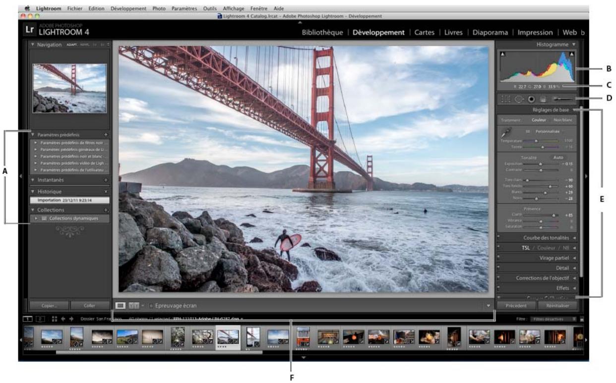 ADOBE LIGHTROOM 4 - Outils et panneaux du module Développement - 1