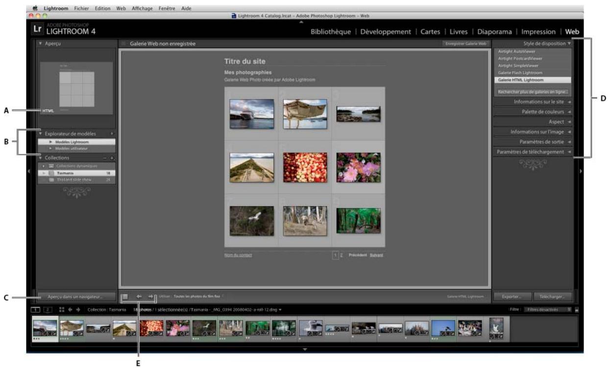 ADOBE LIGHTROOM 4 - Création de galeries Web : flux de production de base - 1