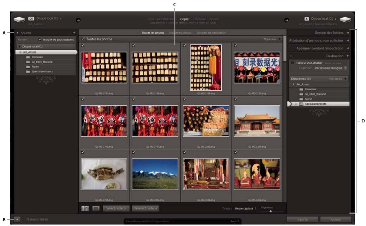 ADOBE LIGHTROOM 4 - Importation de photos et de vidéos dans un catalogue - 1