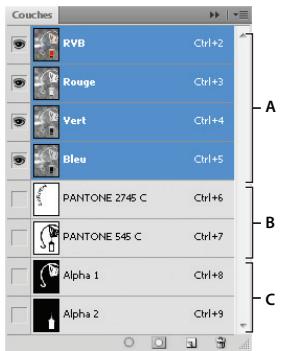 ADOBE PHOTOSHOP CS4 - Présentation du panneau Couches - 1