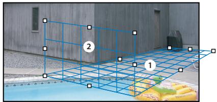 ADOBE PHOTOSHOP CS4 - Définition et ajustement des plans de perspective dans Point de fuite - 3