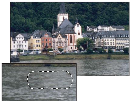ADOBE PHOTOSHOP CS4 - Correction d'une zone à l'aide de l'outil Pièce - 3