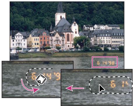 ADOBE PHOTOSHOP CS4 - Correction d'une zone à l'aide de l'outil Pièce - 2