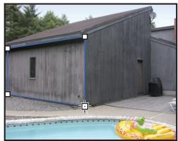 ADOBE PHOTOSHOP CS4 - Définisse les quatre nœuds d'angle du plan. - 1