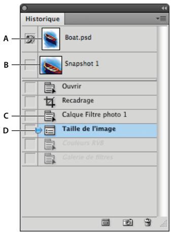ADOBE PHOTOSHOP CS4 - Utilisation du panneau Historique - 1