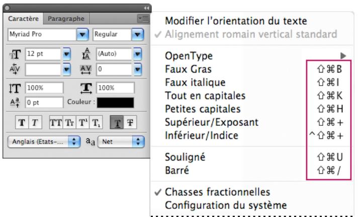 ADOBE PHOTOSHOP CS4 - A propos des raccourcis dynamiques - 1
