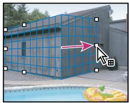 ADOBE PHOTOSHOP CS4 - Définisse les quatre nœuds d'angle du plan. - 2