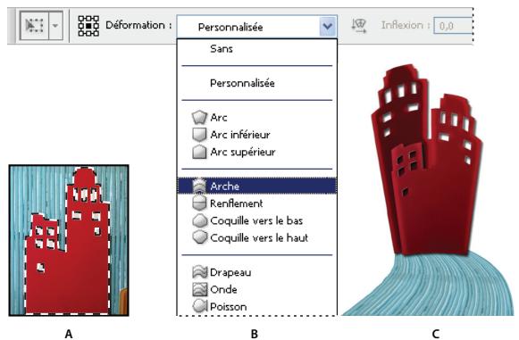 ADOBE PHOTOSHOP CS4 - Déformation d'un élément - 1