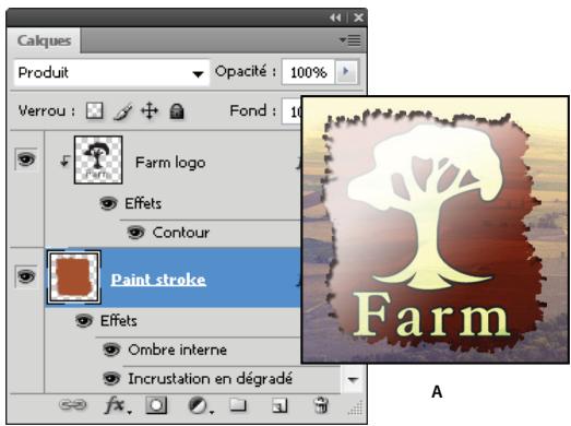 ADOBE PHOTOSHOP CS4 - Association des effets de fusion - 1