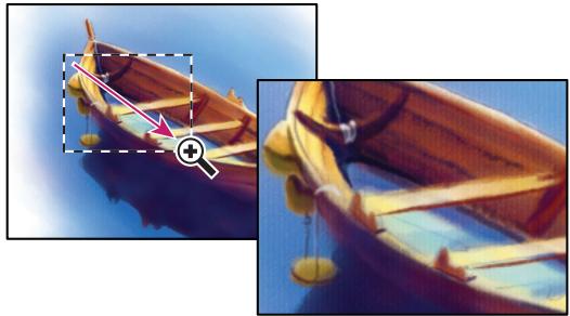ADOBE PHOTOSHOP CS4 - Agrandissement à l'aide d'un glissement - 1