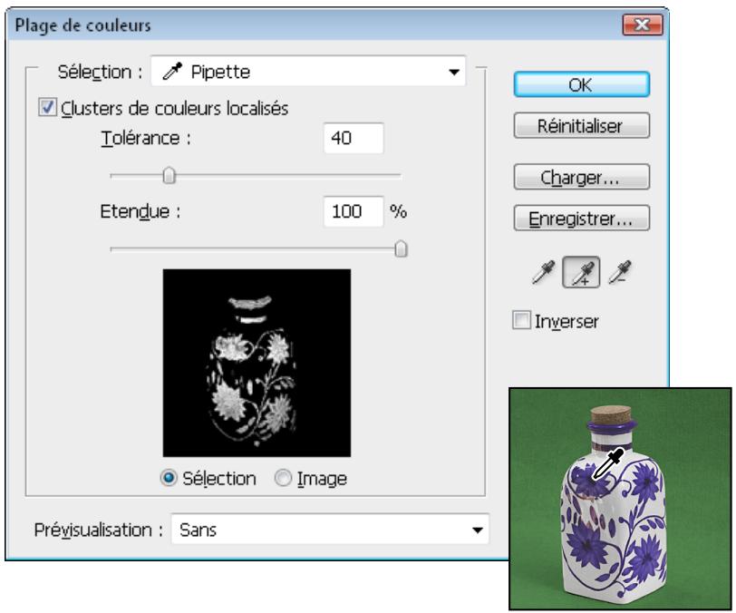 ADOBE PHOTOSHOP CS4 - Sélection d'une plage de couleurs - 2