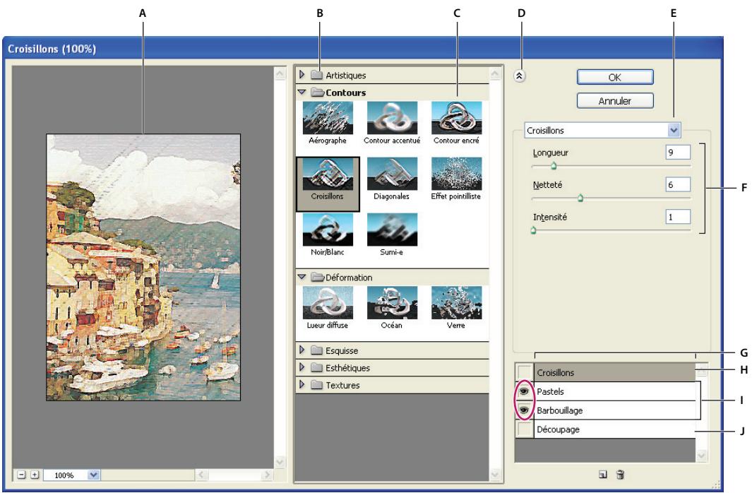 ADOBE PHOTOSHOP CS4 - Présentation de la Galerie de filtres - 1