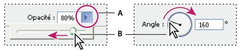ADOBE PHOTOSHOP CS4 - A propos des curseurs déroulants - 1