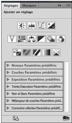 ADOBE PHOTOSHOP CS4 - Présentation du panneau Réglages - 1
