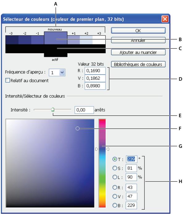 ADOBE PHOTOSHOP CS4 - A propos du sélecteur de couleurs HDR (Photoshop Extended) - 1