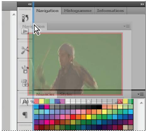 ADOBE PHOTOSHOP CS4 - Ancrage et annulation d'ancrage de panneaux - 1