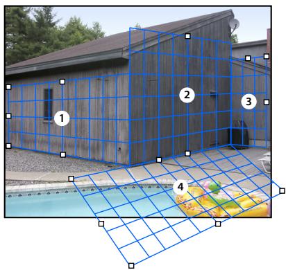 ADOBE PHOTOSHOP CS4 - Création de plans de perspective associés - 2