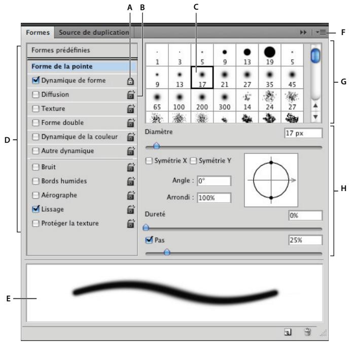 ADOBE PHOTOSHOP CS4 - Présentation du panneau Formes - 1