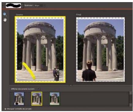 ADOBE PHOTOSHOP ELEMENTS 8 - Utilisation de la fonction Nettoyage de scène Photomerge - 2