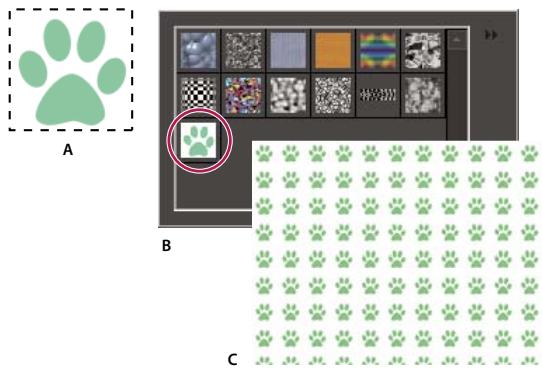 ADOBE PHOTOSHOP ELEMENTS 8 - A propos des motifs - 1
