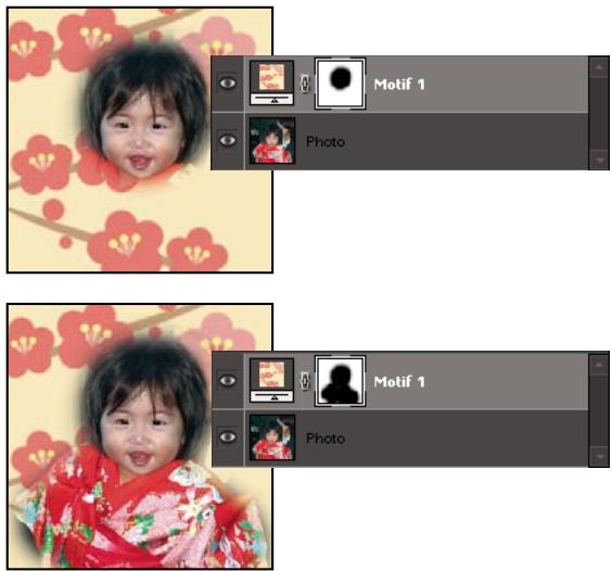 ADOBE PHOTOSHOP ELEMENTS 8 - Modification de masques de fusion - 1