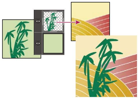 ADOBE PHOTOSHOP ELEMENTS 8 - Copie d'un calque entre deux images - 2