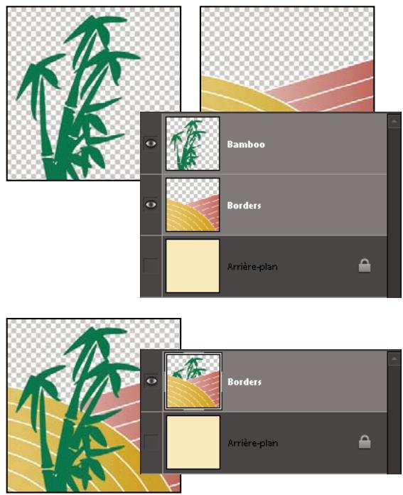 ADOBE PHOTOSHOP ELEMENTS 8 - Fusion de calques - 1
